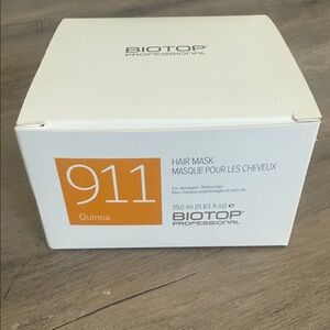 911 Quinoa Hair Mask - White and Orange